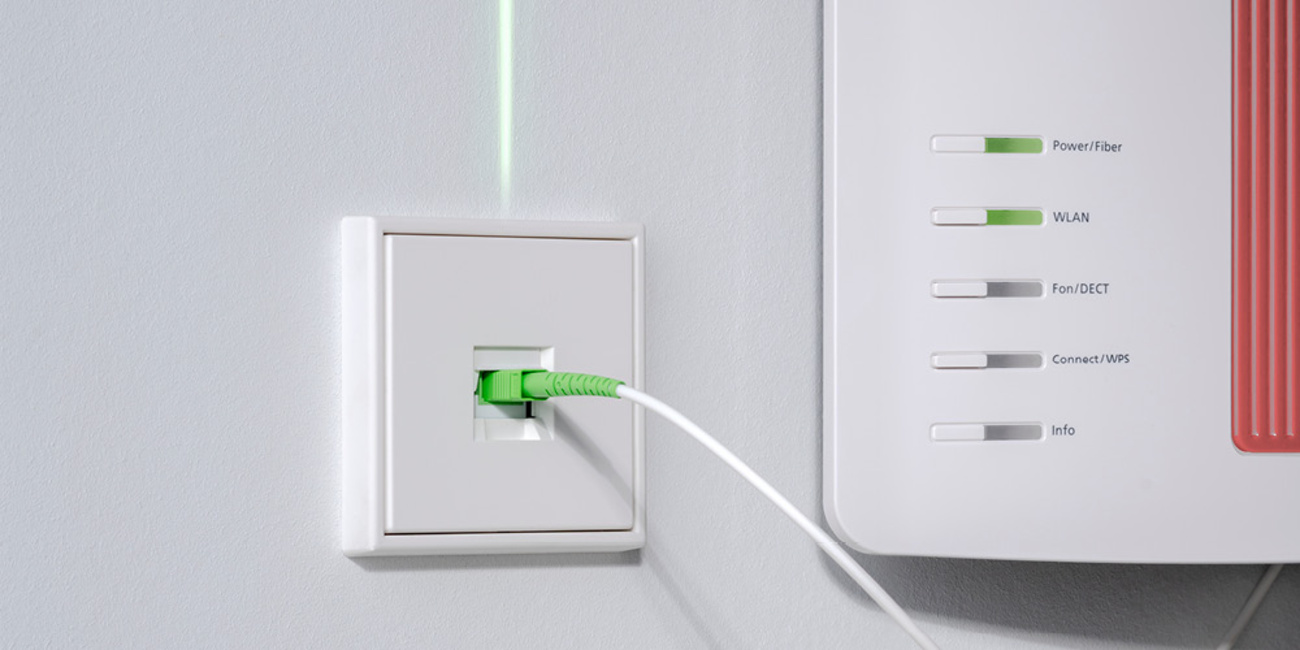 Die neuen Glasfaser-Anschlussdosen bei Elektrotechnik Enrico Di Giovanni in Frankfurt am Main